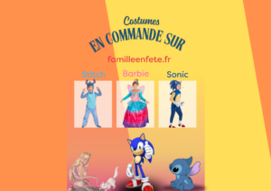 déguisement, stitch, barbie, sonic, boutique en lignedéguisement, stitch, barbie, sonic, boutique en ligne